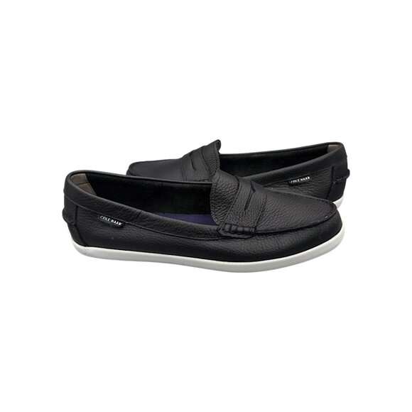 Cole Haan Black Pebbled Leather Penny Loafers – Women’s Size 10B - Picture 1 of 9